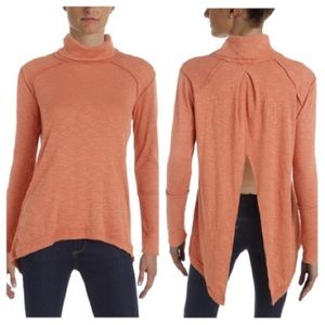 We the Free People Split Back Turtleneck Top XS